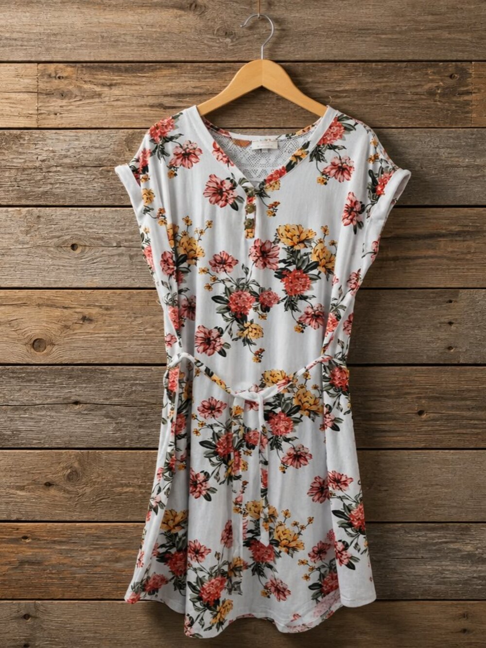 Bobbie Brooks Plus Size 2X buttery soft floral stretchy dress